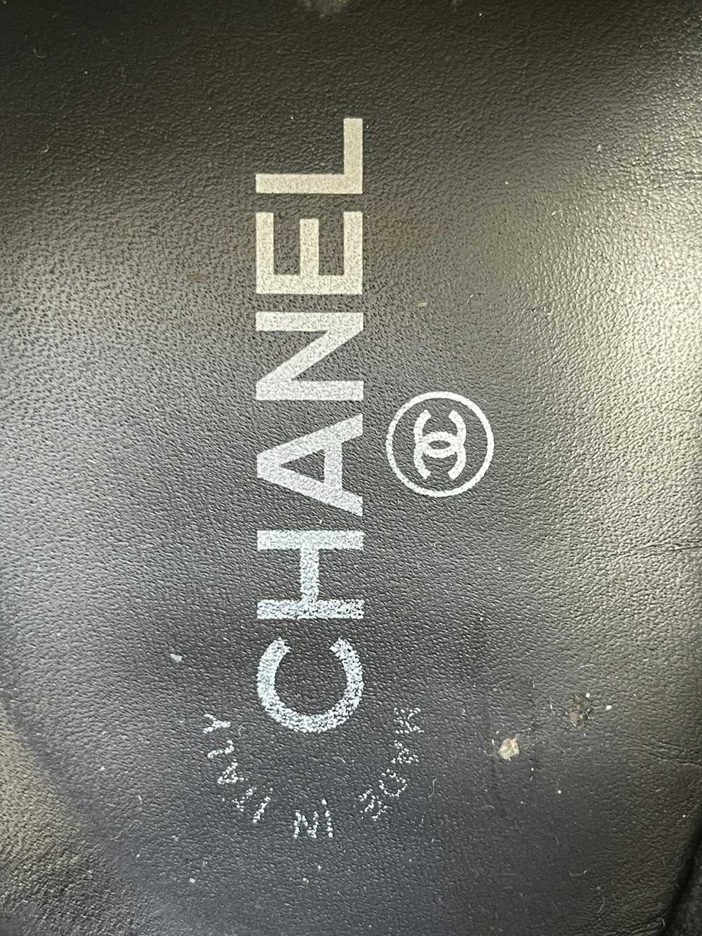 Chanel Chanel Low Top Black Leather Men's Sneaker… - image 9