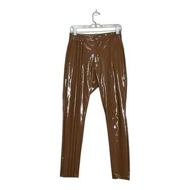 Adidas Adidas IVY PARK Brown LATEX Slim Fit Pants… - image 1