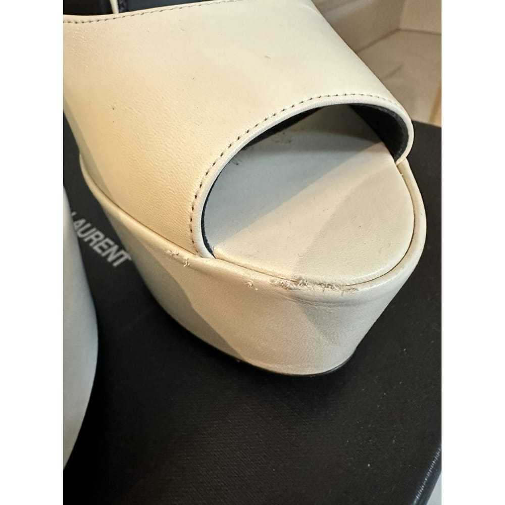 Saint Laurent Leather sandal - image 9