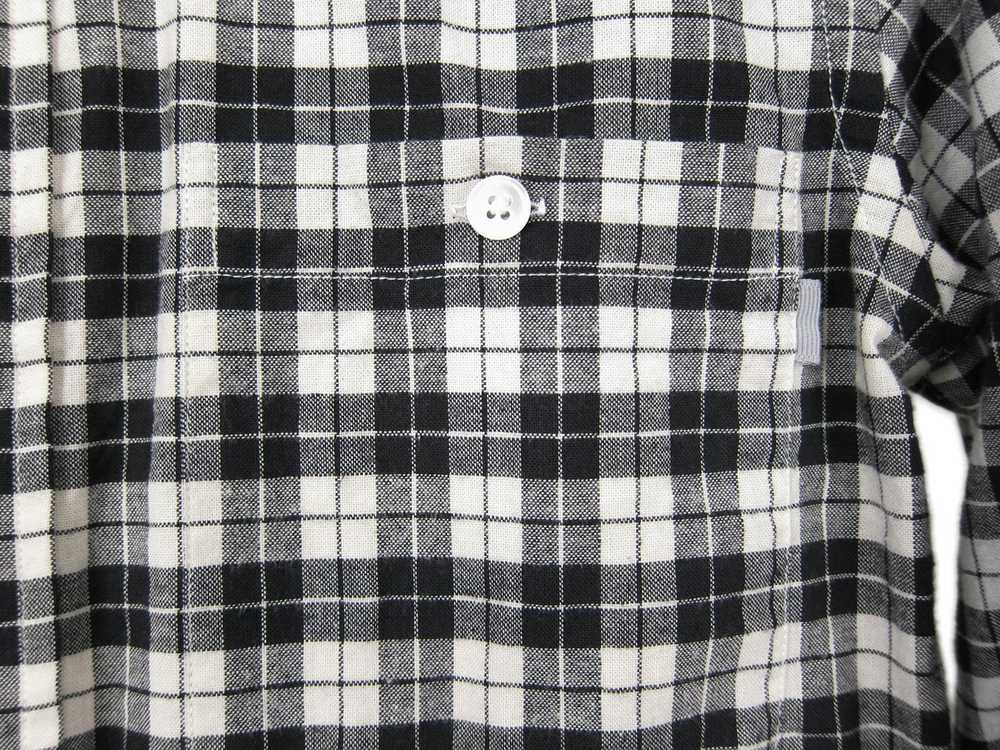 Patrik Ervell FW13 Black & White Plaid Flannel Cl… - image 3