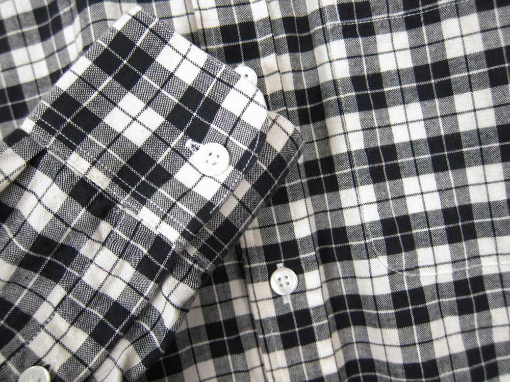 Patrik Ervell FW13 Black & White Plaid Flannel Cl… - image 4