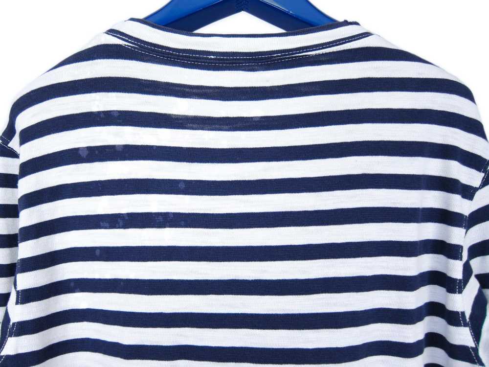 Balmain AW10 Striped Long Sleeve Breton Shirt sz.… - image 10