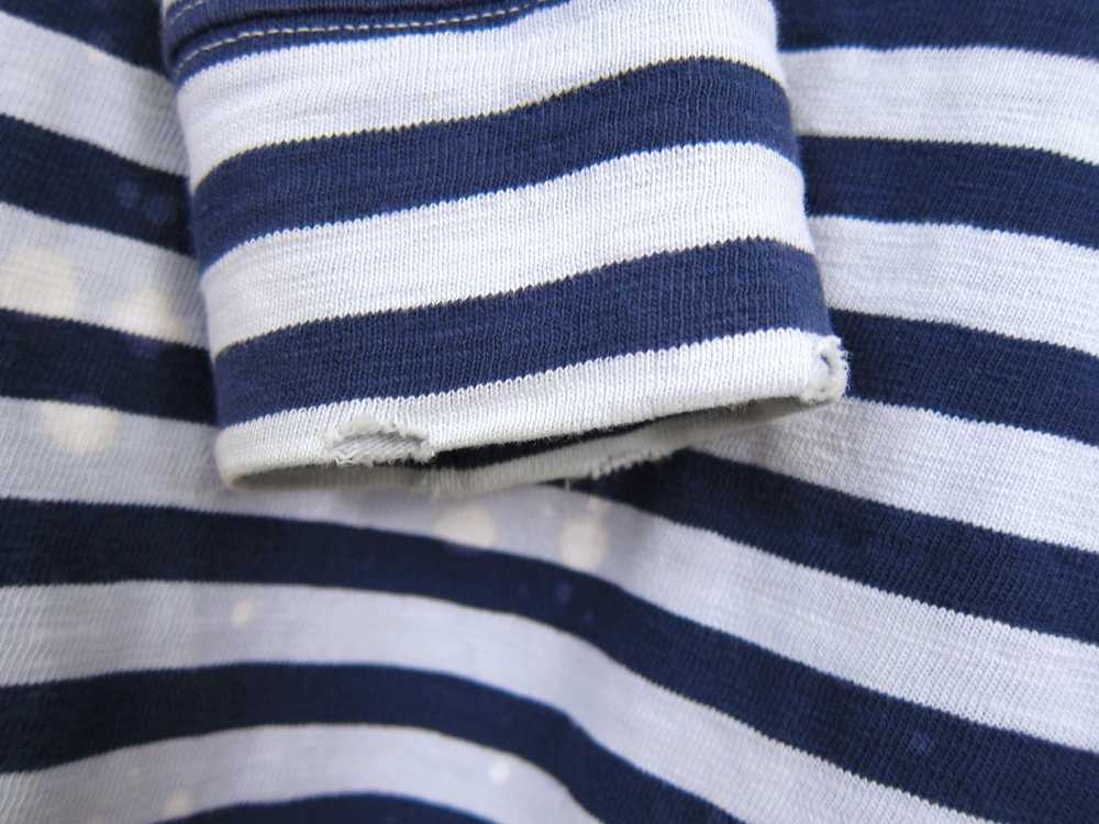 Balmain AW10 Striped Long Sleeve Breton Shirt sz.… - image 6
