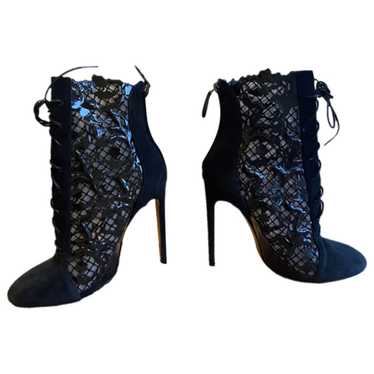 Alaïa Leather lace up boots - image 1