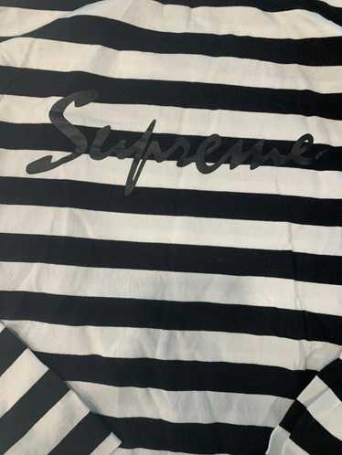 Supreme black logo stripe - Gem