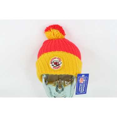 RARE Vintage 2014 NFL Kansas City popular Chiefs Sideline Pom Beanie NWT