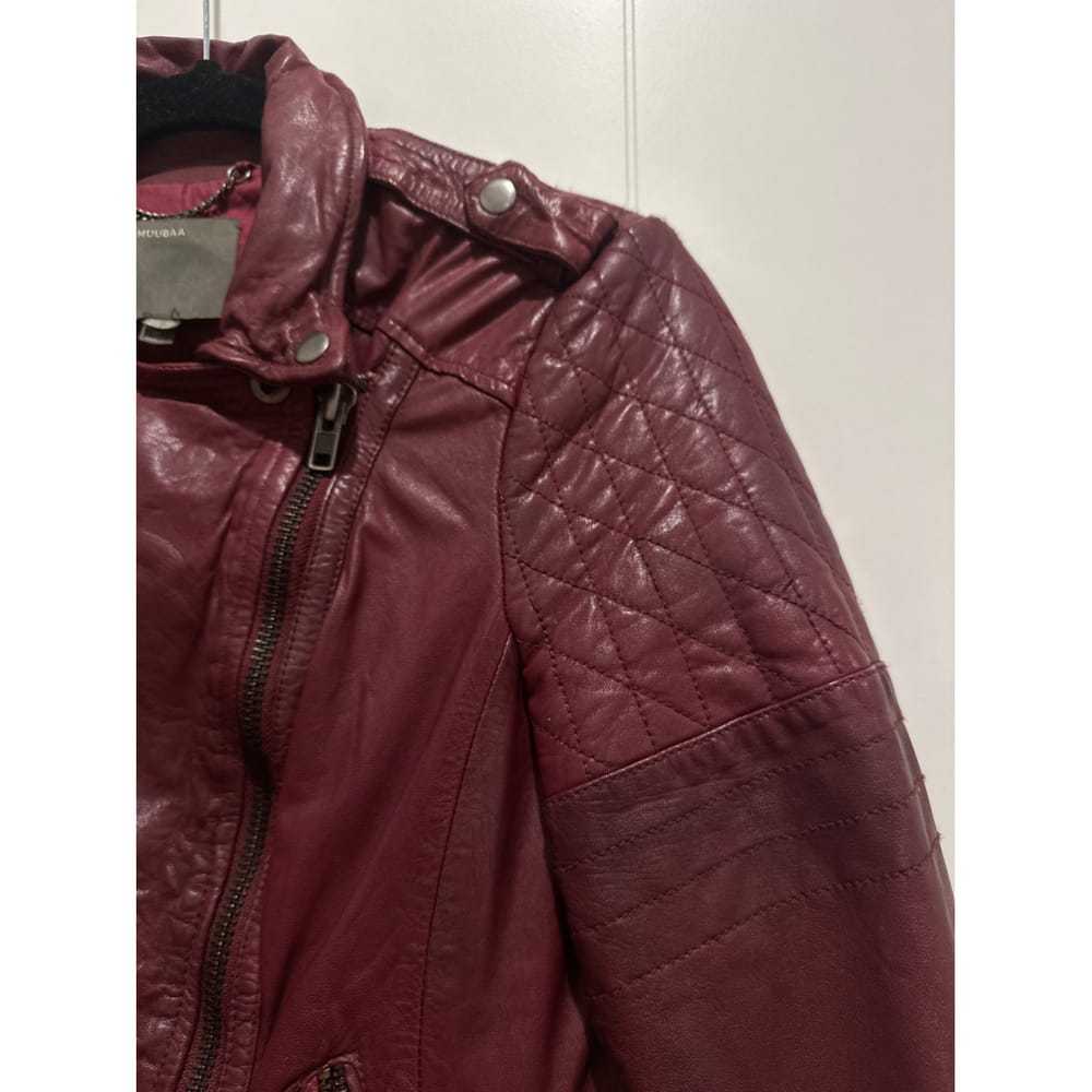 Muubaa Leather biker jacket - image 4