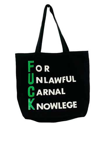 Undercover 🔥 F.U.C.K Tote Bag FOR UNLAWFUL CARNA… - image 1