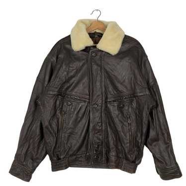 Miyake leather issey bomber jacket - Gem Miyake leather issey bomber jacket - Gem