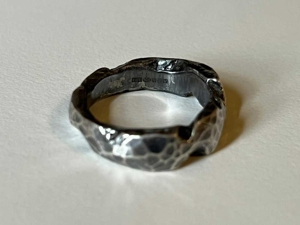 Chin Teo Love Ring Sterling Silver Size 11 - image 4