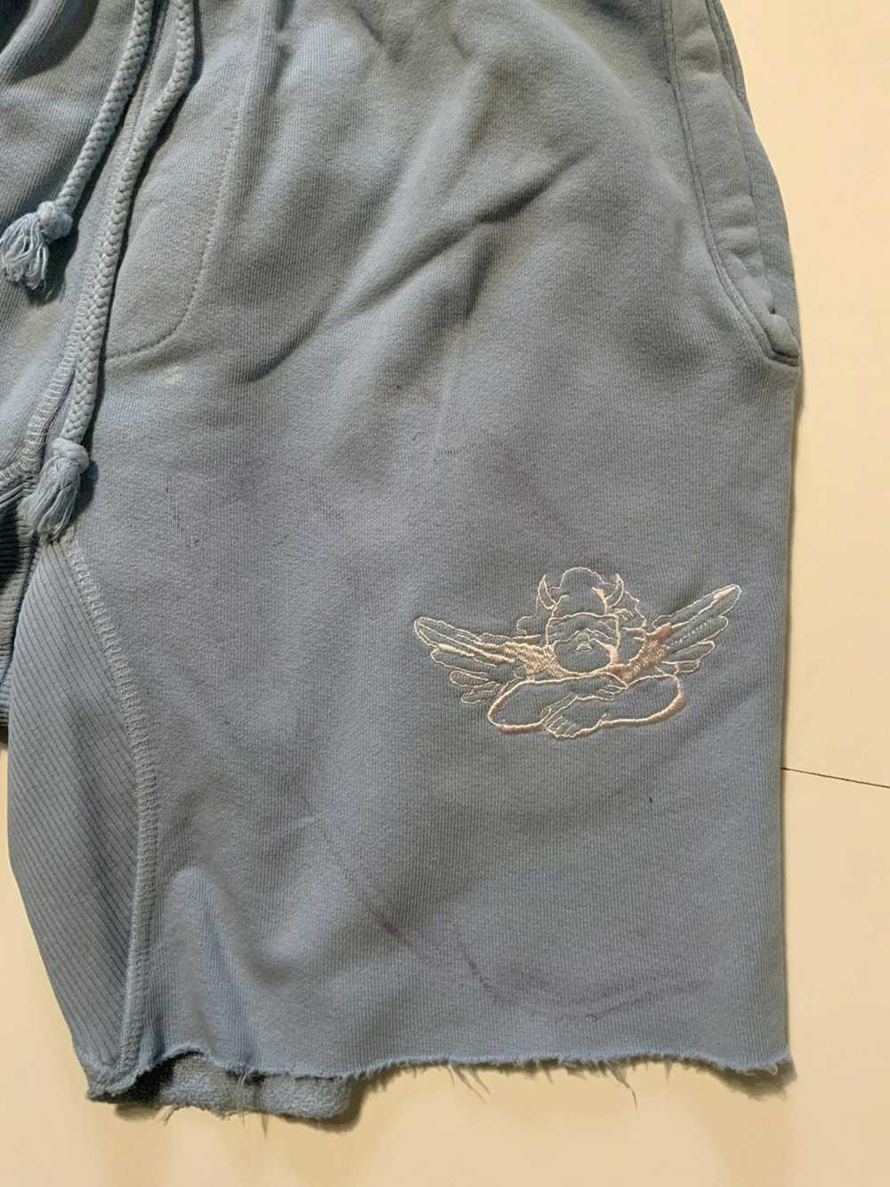 Boys Lie Boys Lie Angel Wings Embroidered Blue Cu… - image 4