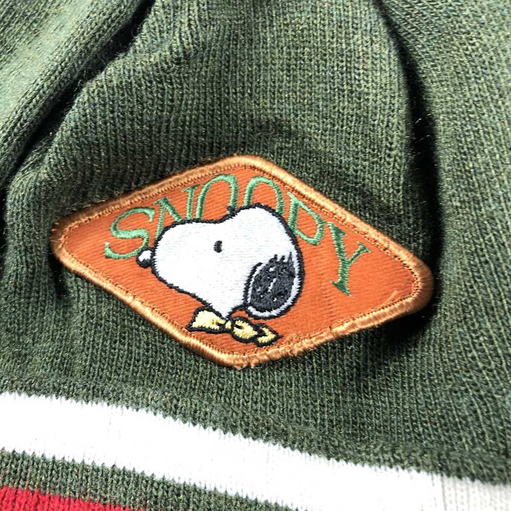Japanese Brand × Vintage Snoopy Hats Stripe Beani… - image 5