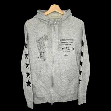 Futura 2000 Sniper Training Full-Zip Hoodie (Gray) - image 1