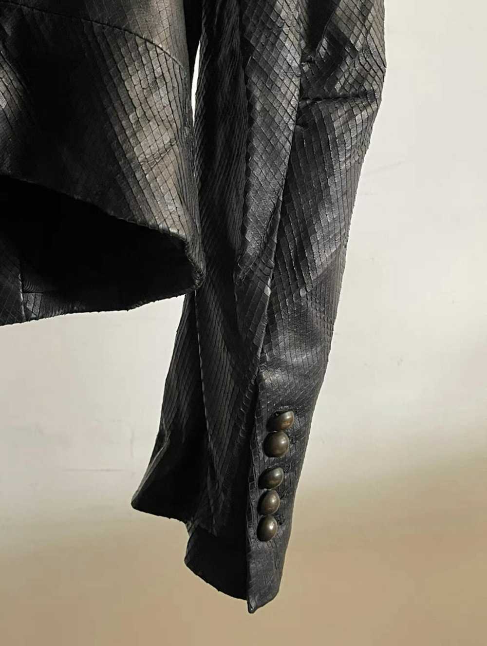 Ann Demeulemeester Napoleon snake leather jacket - image 4