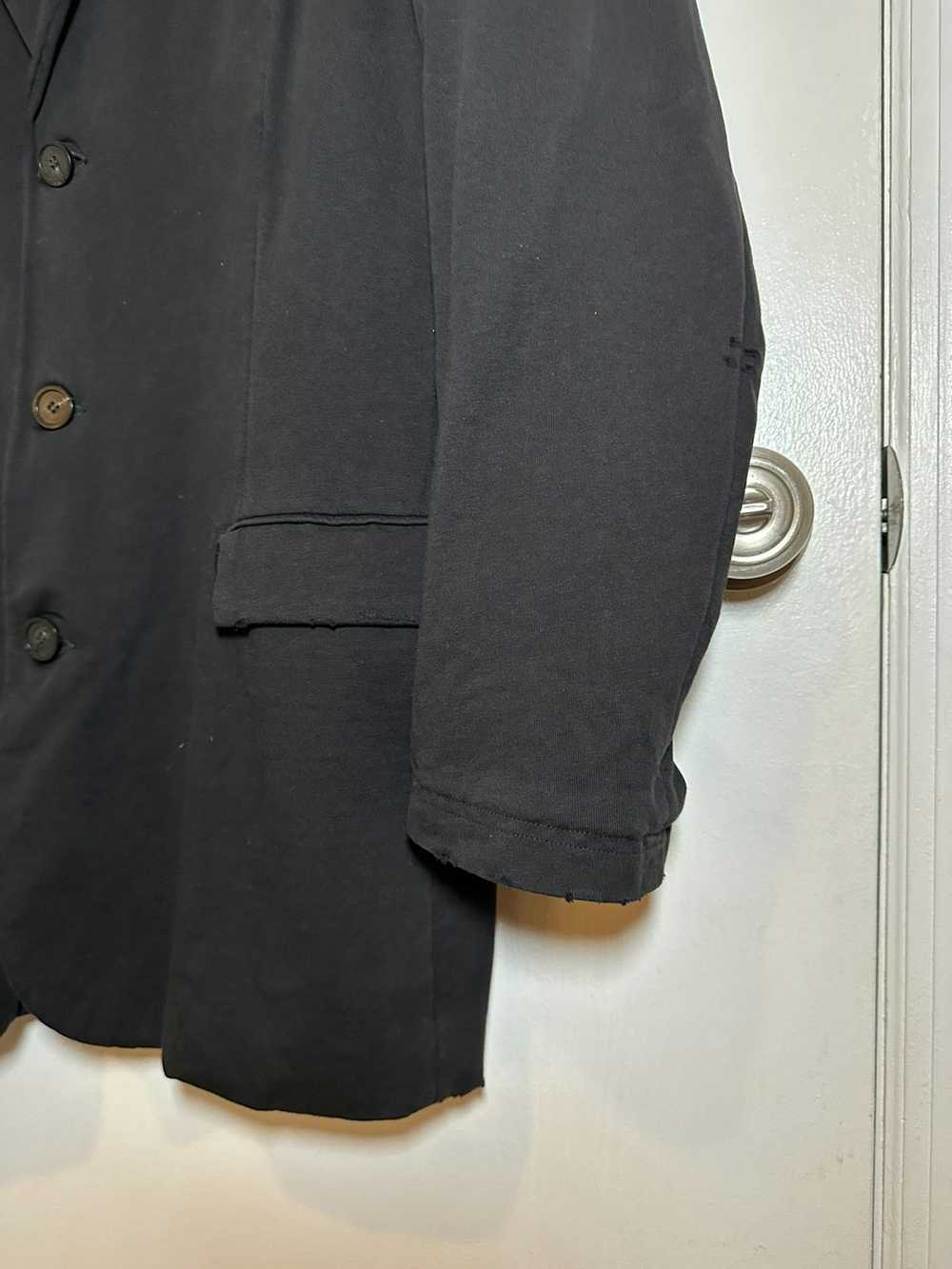 Balenciaga Fall 21 Worn Out Vintage Jersey Blazer… - image 3
