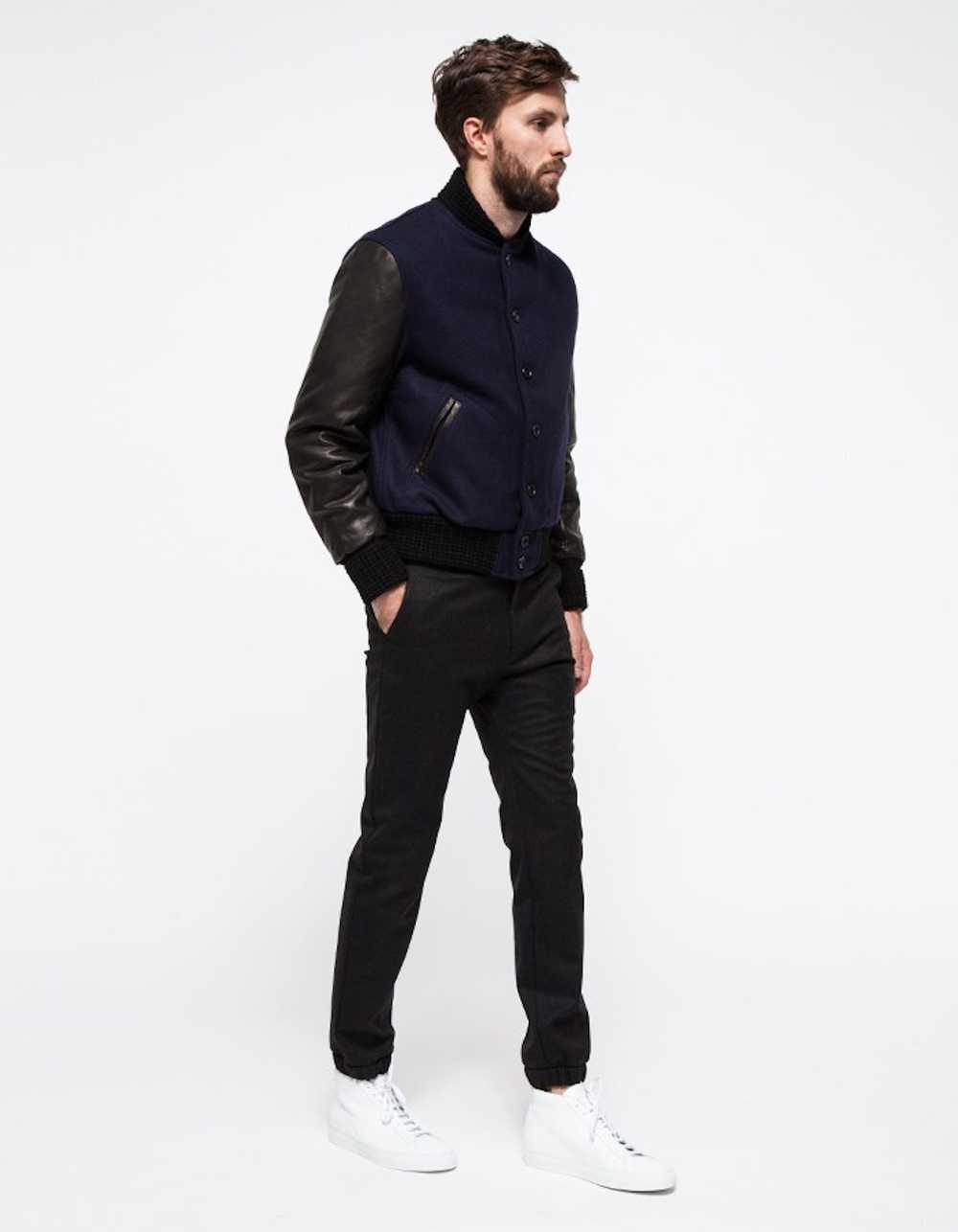 Unis Wool & Leather Varsity Jacket - image 1