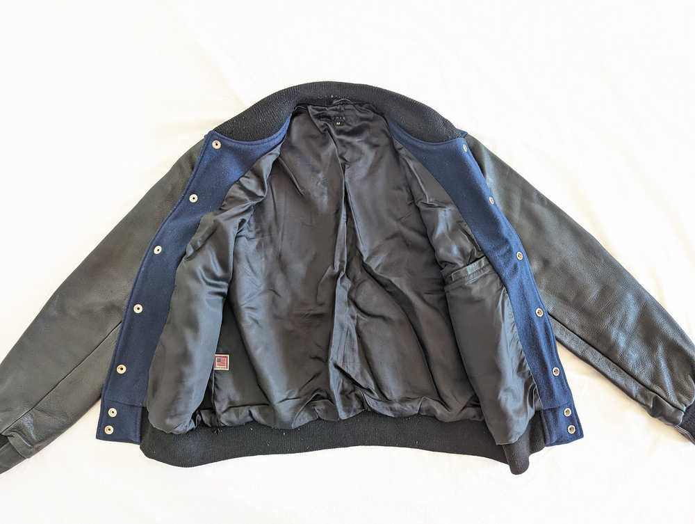 Unis Wool & Leather Varsity Jacket - image 9