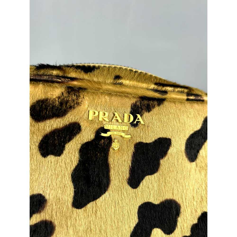 Prada Rare Leopard Spotted Print Fur Shoulder Bag - image 11