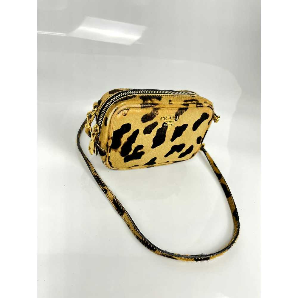 Prada Rare Leopard Spotted Print Fur Shoulder Bag - image 12