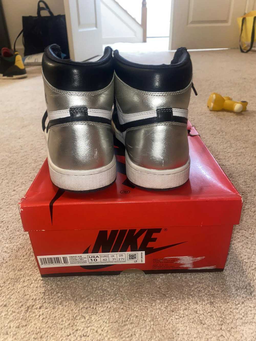 Jordan Brand × Nike Silver Toe Jordan 1s - image 2