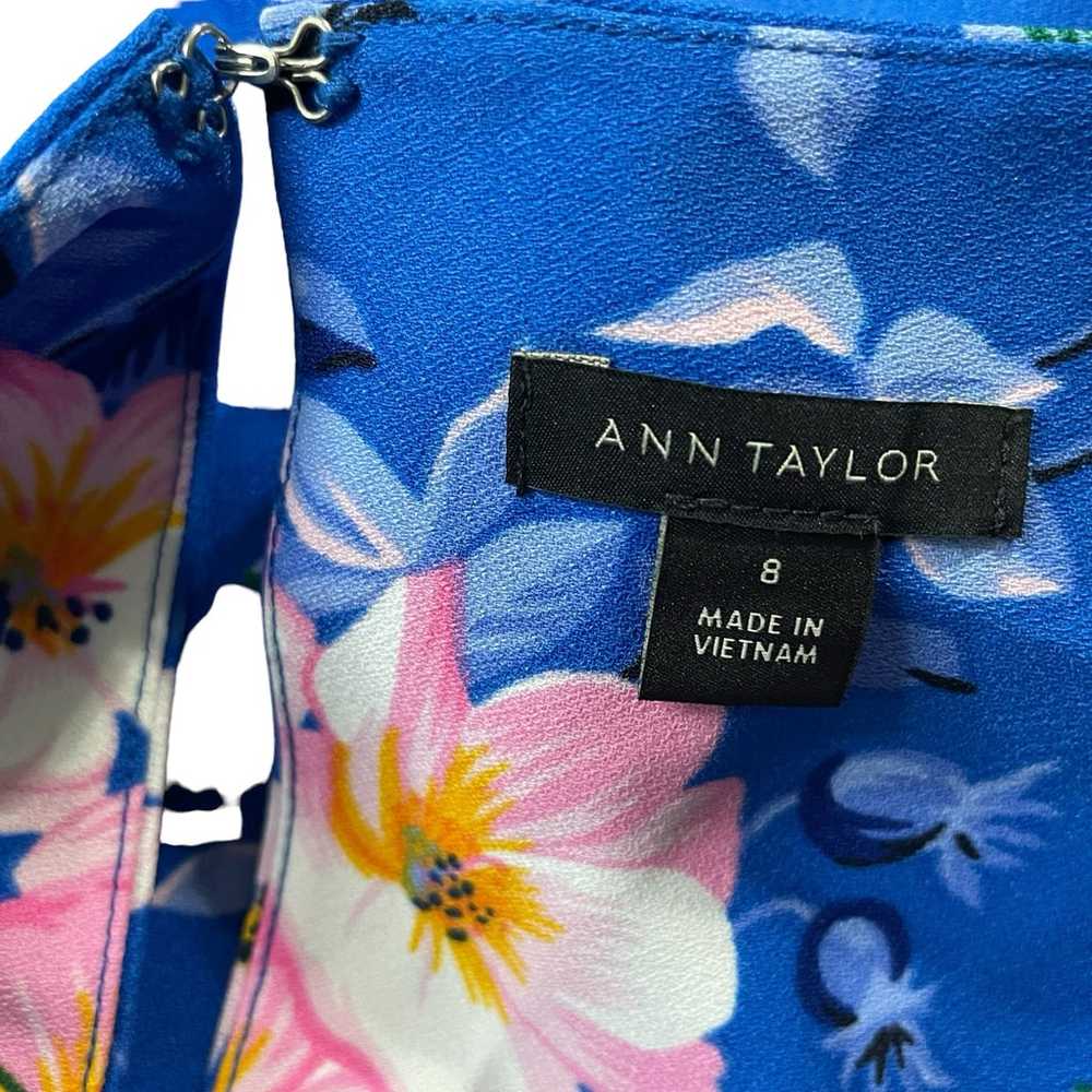 Ann Taylor Floral Short Dress Size 8 NWOT - image 8