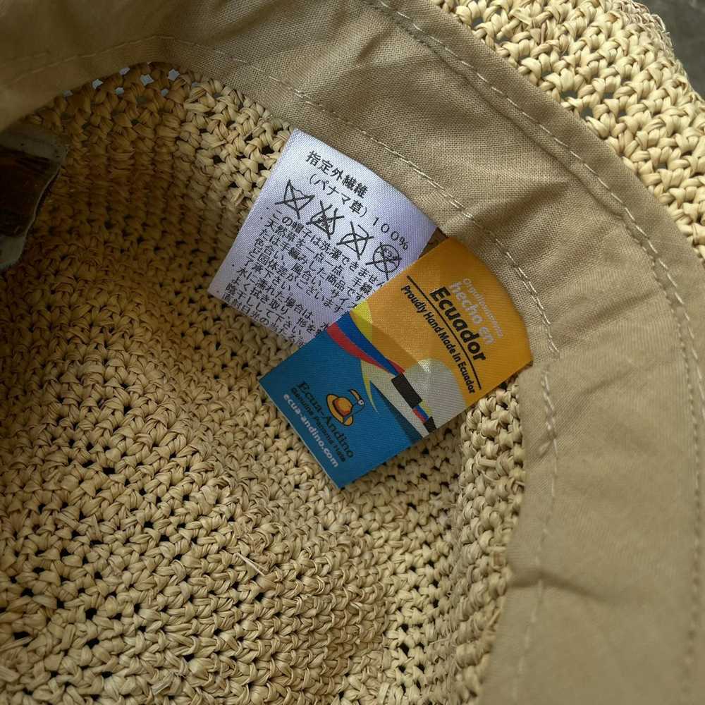 Vintage Ecuador panama bucket hat - image 3