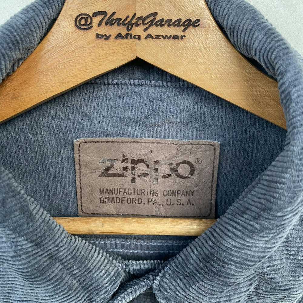 Denim Jacket × Vintage × Zippo Vintage Zippo Cord… - image 3