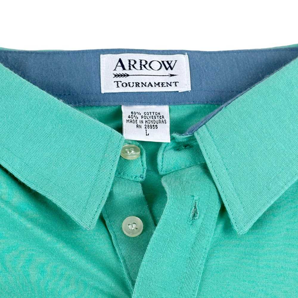 Arrow × Vintage Vintage Golf Polo Shirt Mint Gree… - image 3