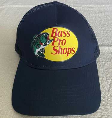 Vintage Original Bass Pro Shops Green Trucker Mesh Snapback Hat 