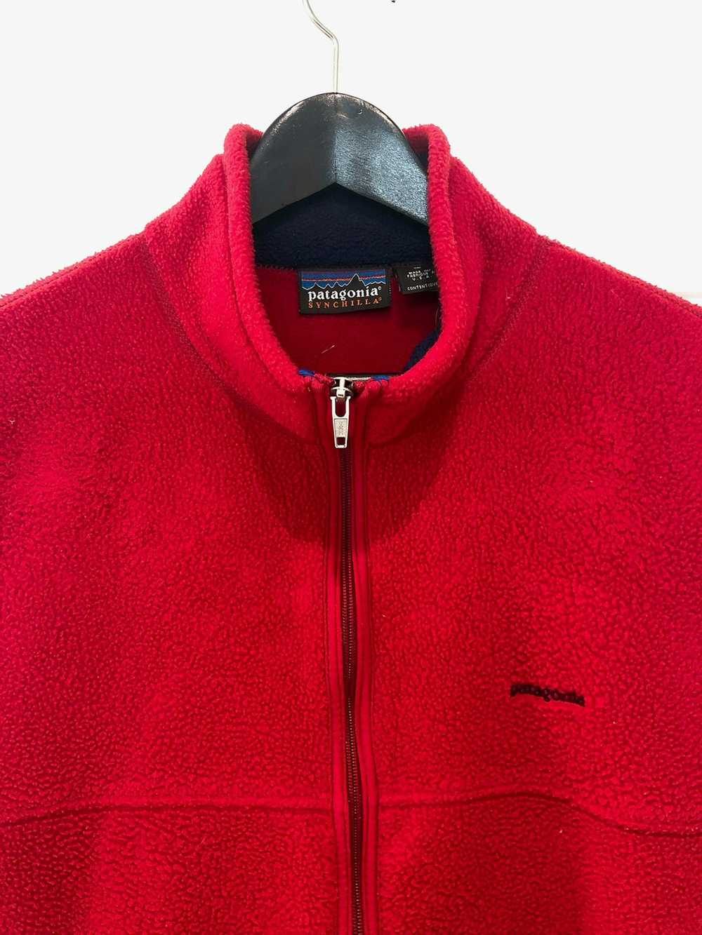 Patagonia Vintage Synchilla fleece vest -red - image 2