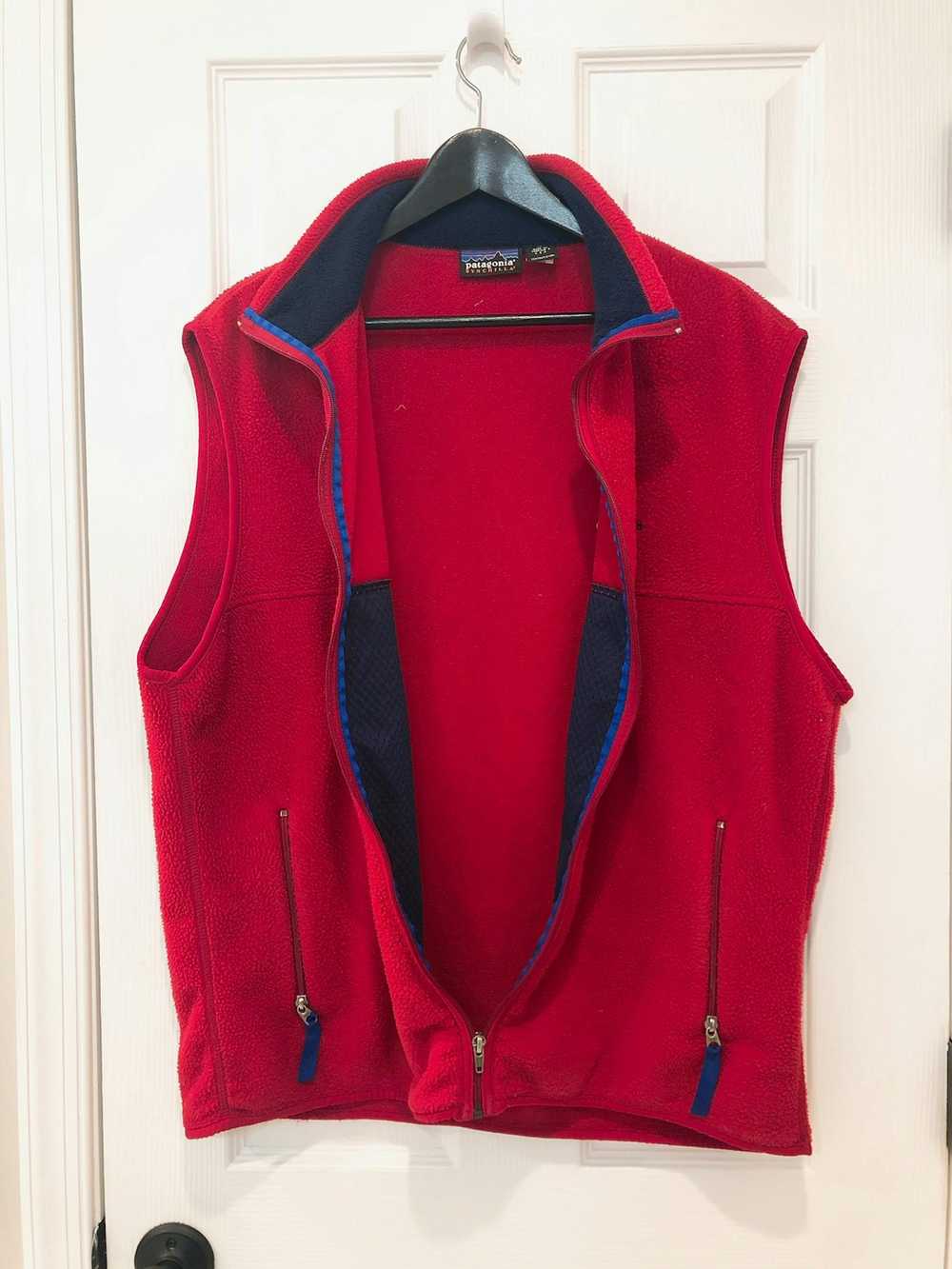 Patagonia Vintage Synchilla fleece vest -red - image 5