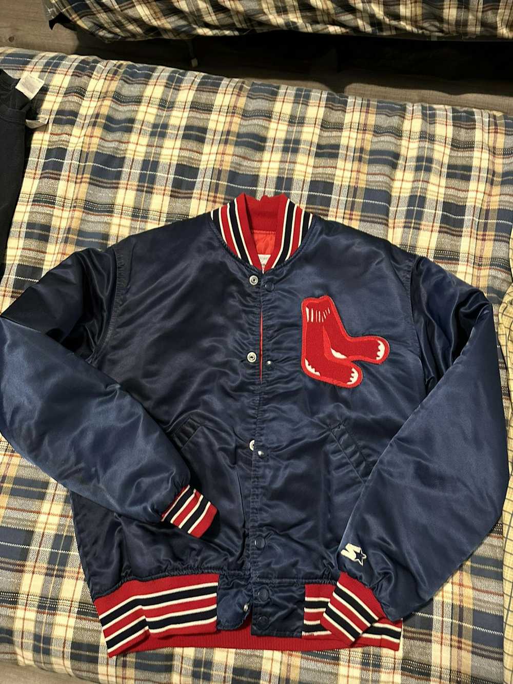 Starter Boston Red Sox Starter Satin Jacket 80s - Gem