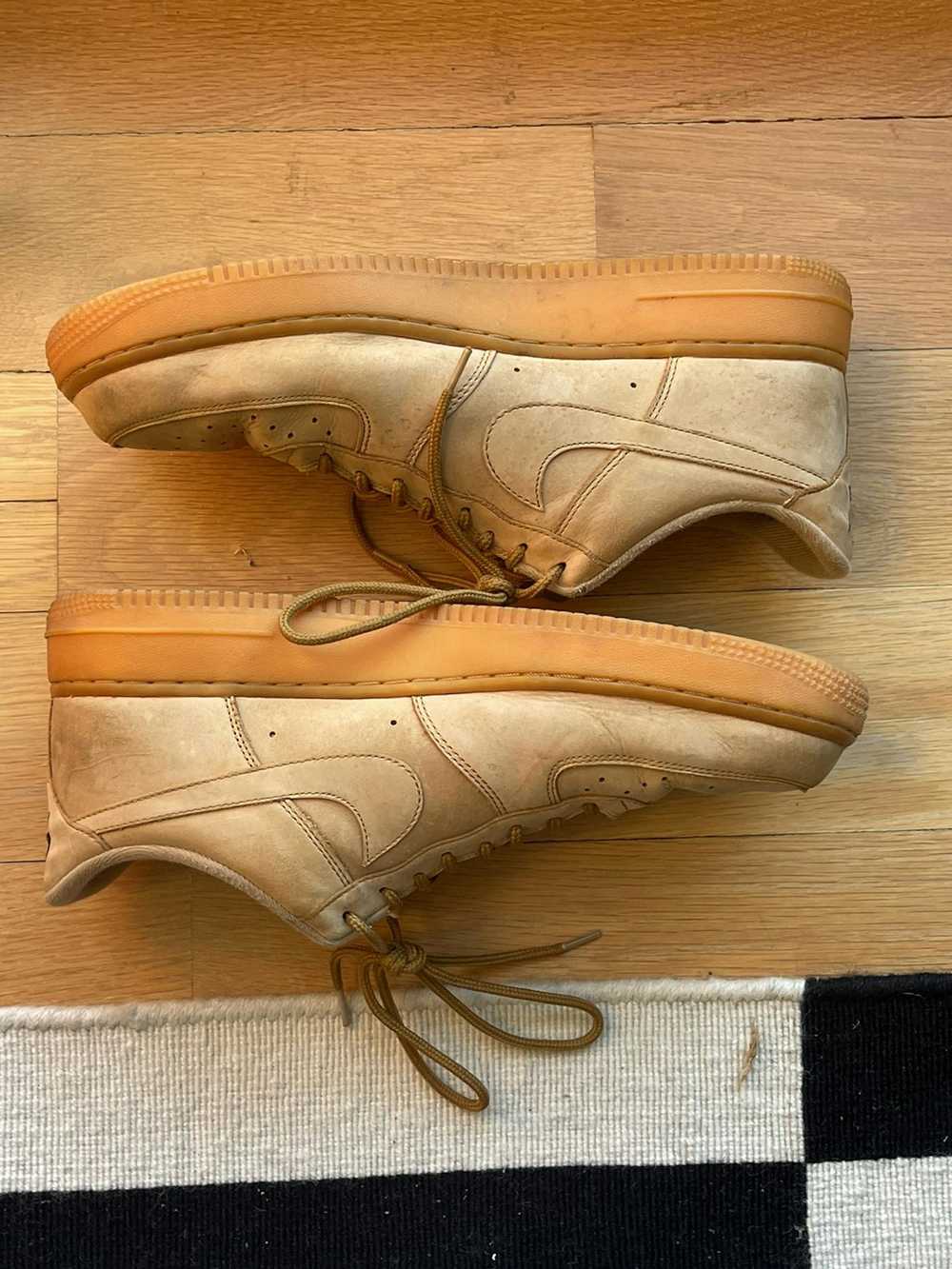 Nike Tan Suede Nike Air Force 1’s, Size Men’s 11.… - image 7