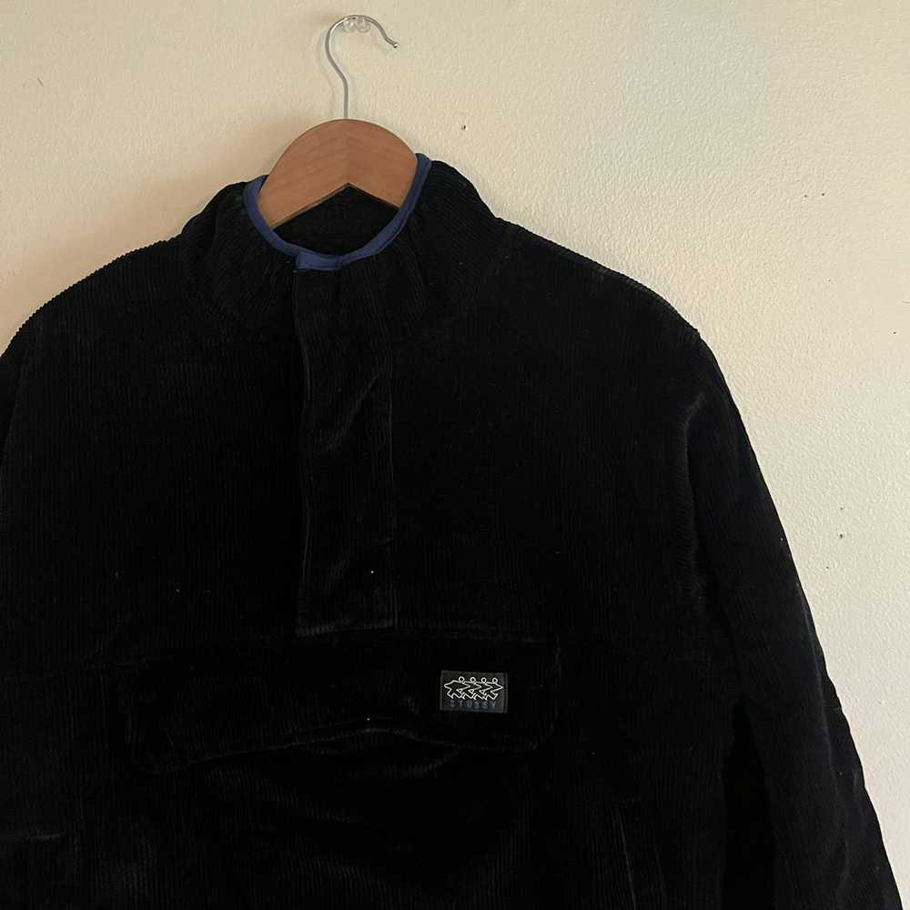 Stussy Corduroy Fleece-Lined Quarter Snap Jacket - image 2