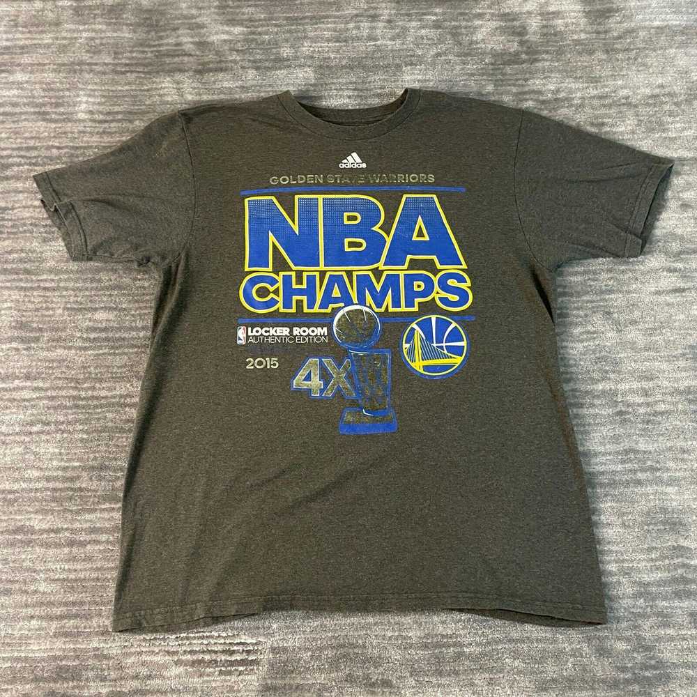 Adidas Golden State Warriors Shirt Size L Mens Ad… - image 1
