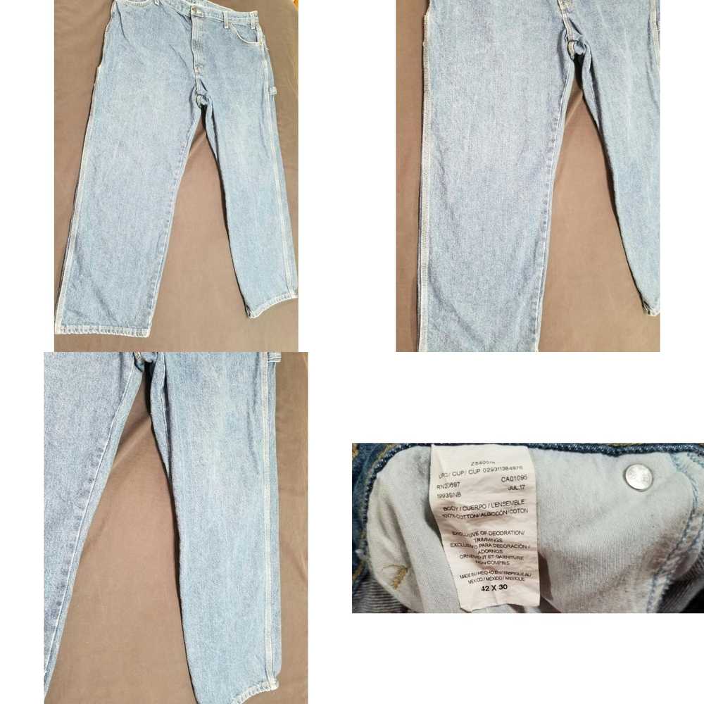Dickies Dickies Carpenter Jeans Mens 42x30 Blue D… - image 4