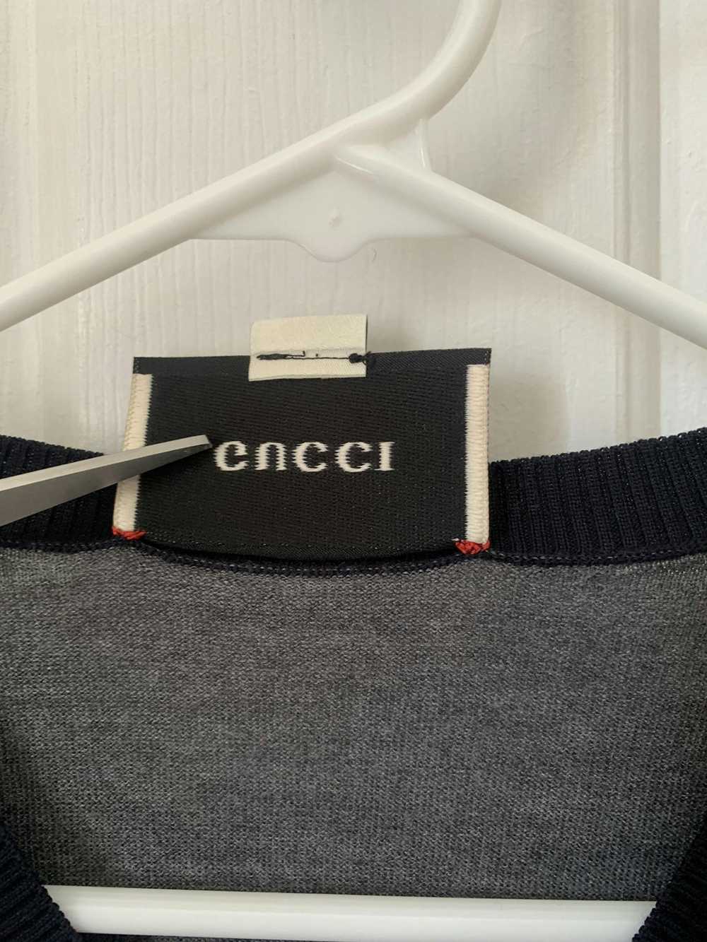 Gucci Gucci Stars and Bees V Neck Sweater - image 3