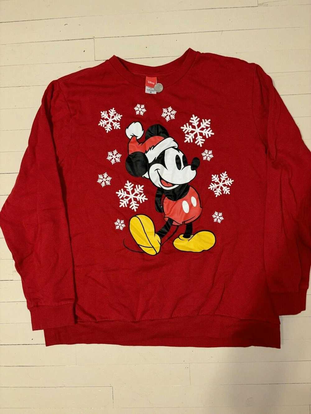 Disney Vintage Disney Mickey Mouse Christmas Snow… - image 1