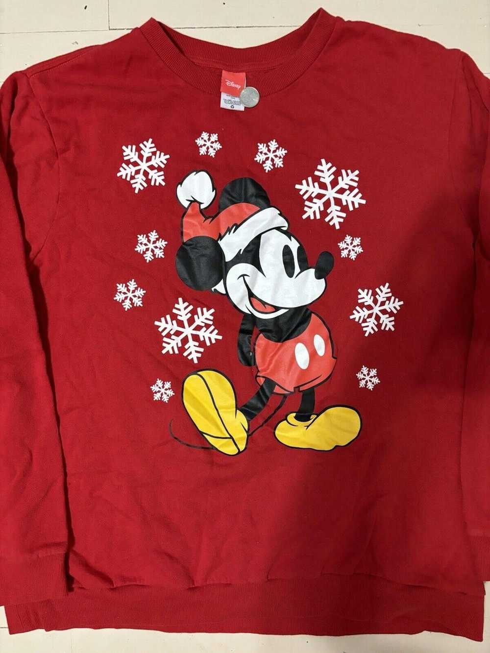 Disney Vintage Disney Mickey Mouse Christmas Snow… - image 2