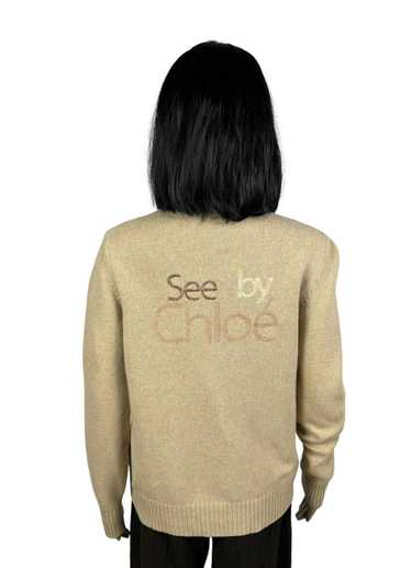 See by Chloe See by Chloe Big Logo Zip Sweater Woo
