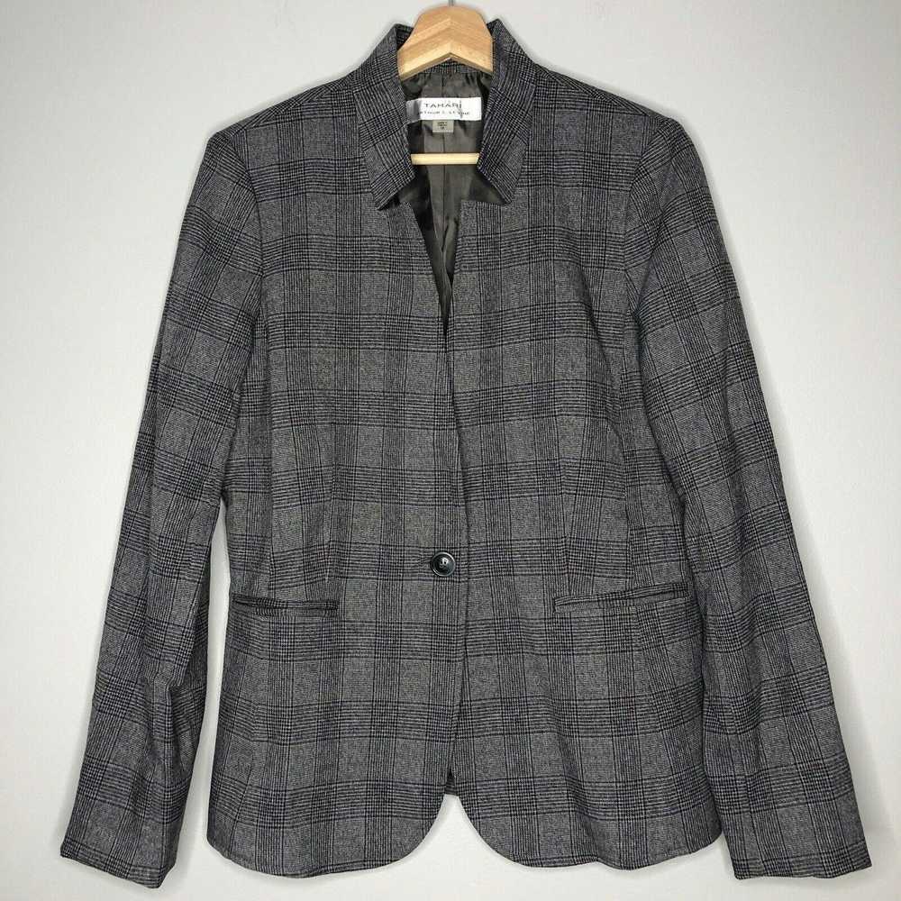 Other Tahari Arthur S Levine Womens Blazer Plaid … - image 1