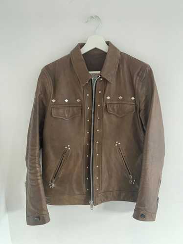 Jun men leather jacket - Gem Jun men leather jacket - Gem