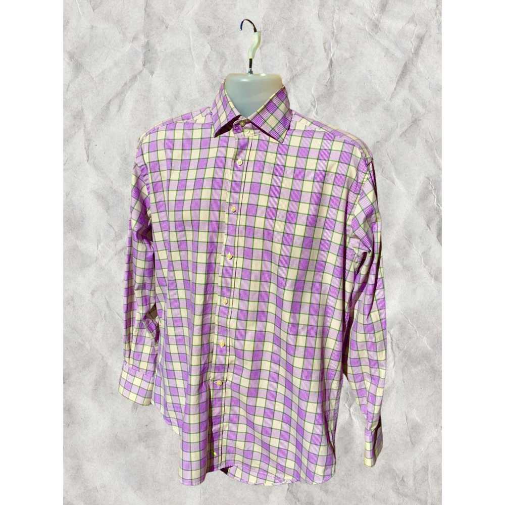 Tailorbyrd TAILORBYRD BUTTON DOWN LONG SLEEVE PUR… - image 7