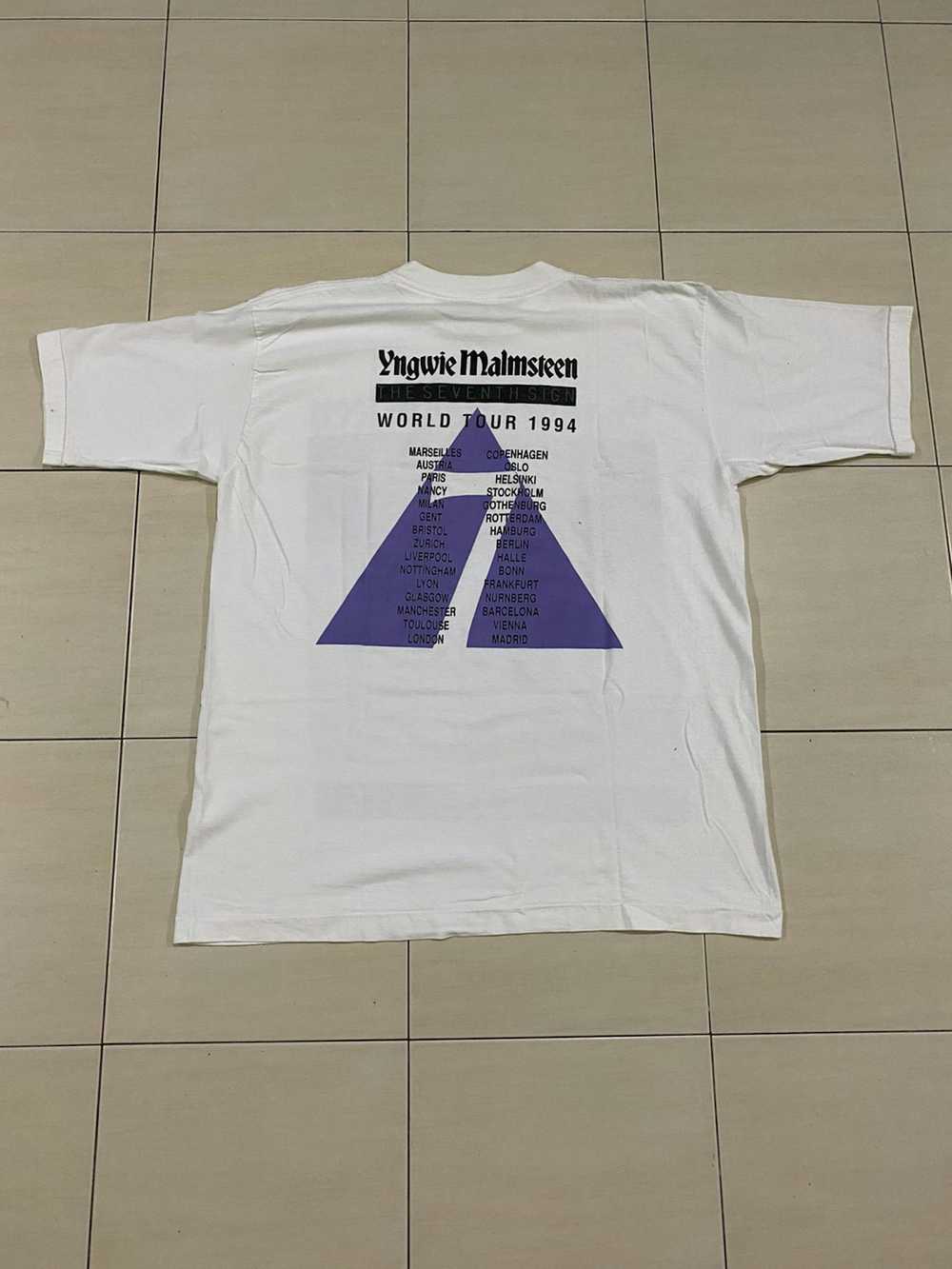 Band Tees × Vintage Rare Vintage Yngwie Malmsteen… - image 6