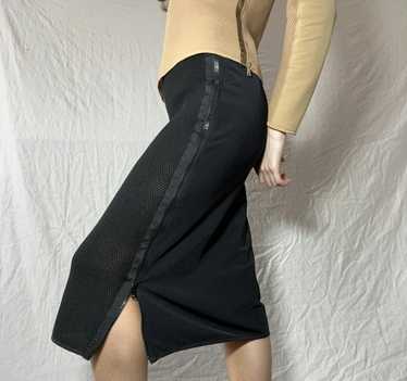 Prada Prada FW 1999 tech mesh skirt - image 1