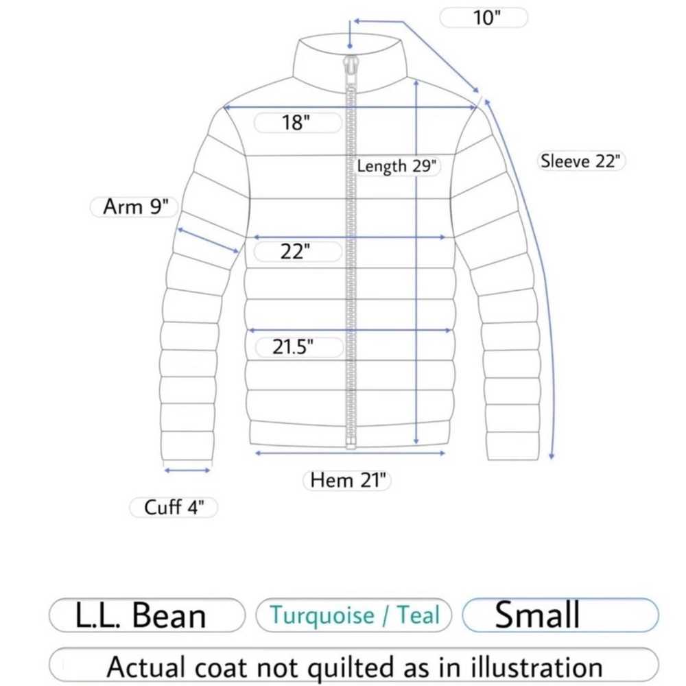 L.L. Bean Goose Down Jacket Winter Coat Outerwear… - image 10