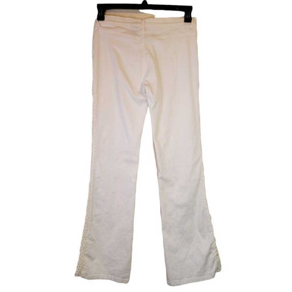 Vintage Younique Jeans Women's White Flare Pants … - image 2