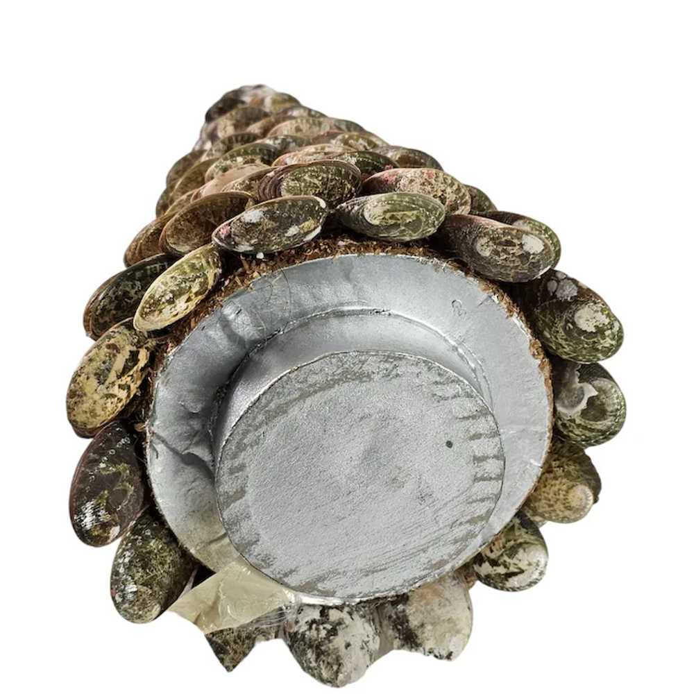 Silver Abalone Shell Christmas Tree Topiary - image 11