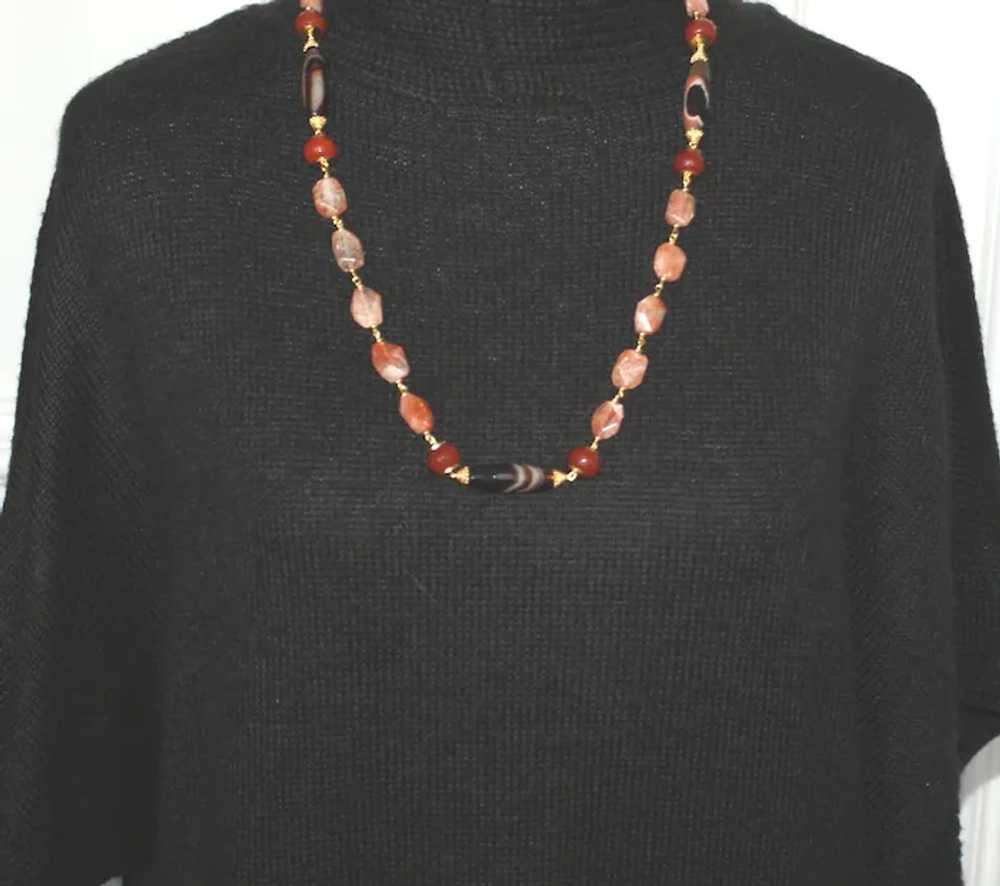 Sunstone, Sardonyx and Carnelian Necklace - image 11