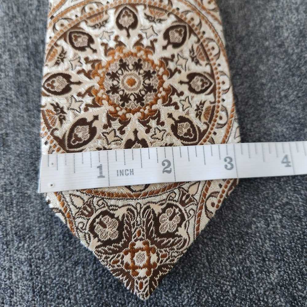 Vtg 60s 70s Mens Tie Union Made ACWA #103 Gold Br… - image 9